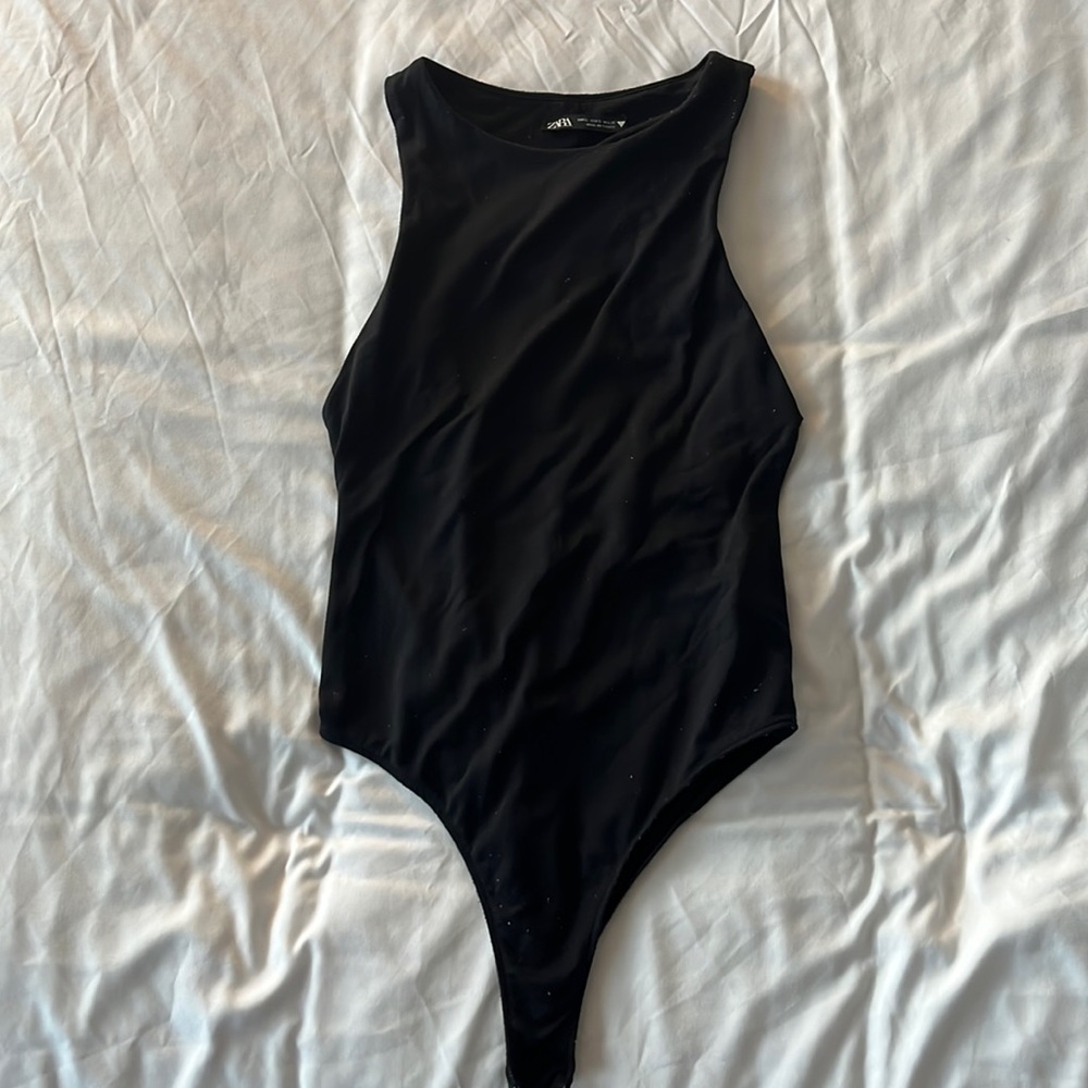 ZARA HALTERNECK BODYSUIT
